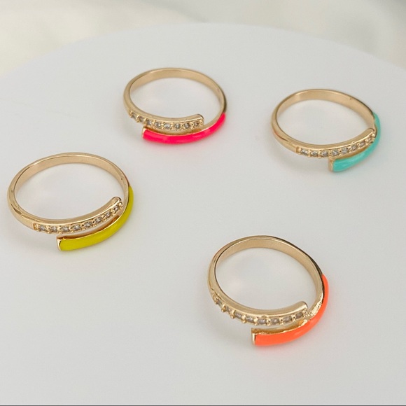 Neon Adjustable Ring - Picture 2 of 12